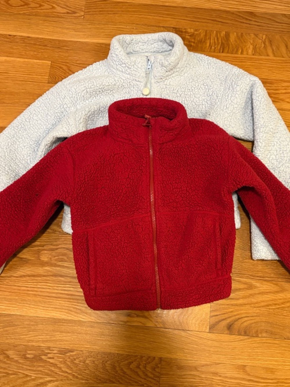 Athleta Girl Teddy Sherpa Zip Jackets sizes xs and s both included lot set of 2